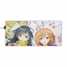 Load image into Gallery viewer, Bloom into You RGB LED Mouse Pad (Desk Mat)
