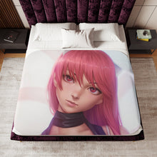 Load image into Gallery viewer, Anime Elfen Lied Sherpa Blanket
