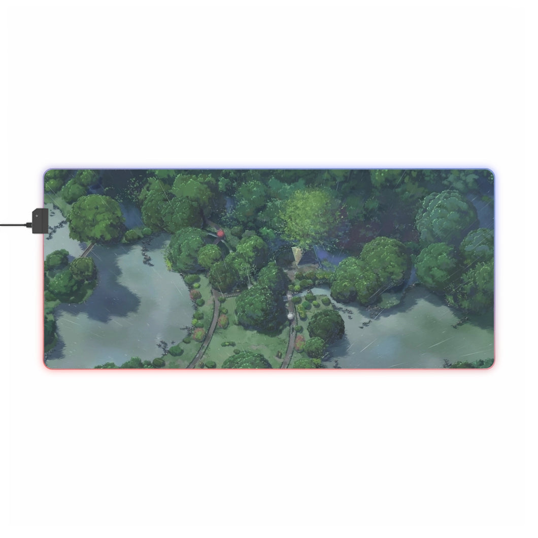 The Garden Of Words RGB LED Mouse Pad (Desk Mat)