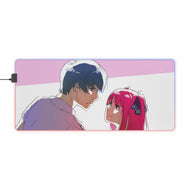 The Quintessential Quintuplets Nino Nakano, Fuutarou Uesugi RGB LED Mouse Pad (Desk Mat)