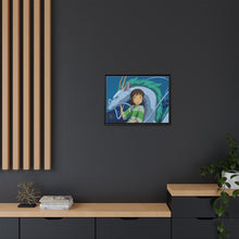 Load image into Gallery viewer, Anime Spirited Away Canvas Framed Art Print

