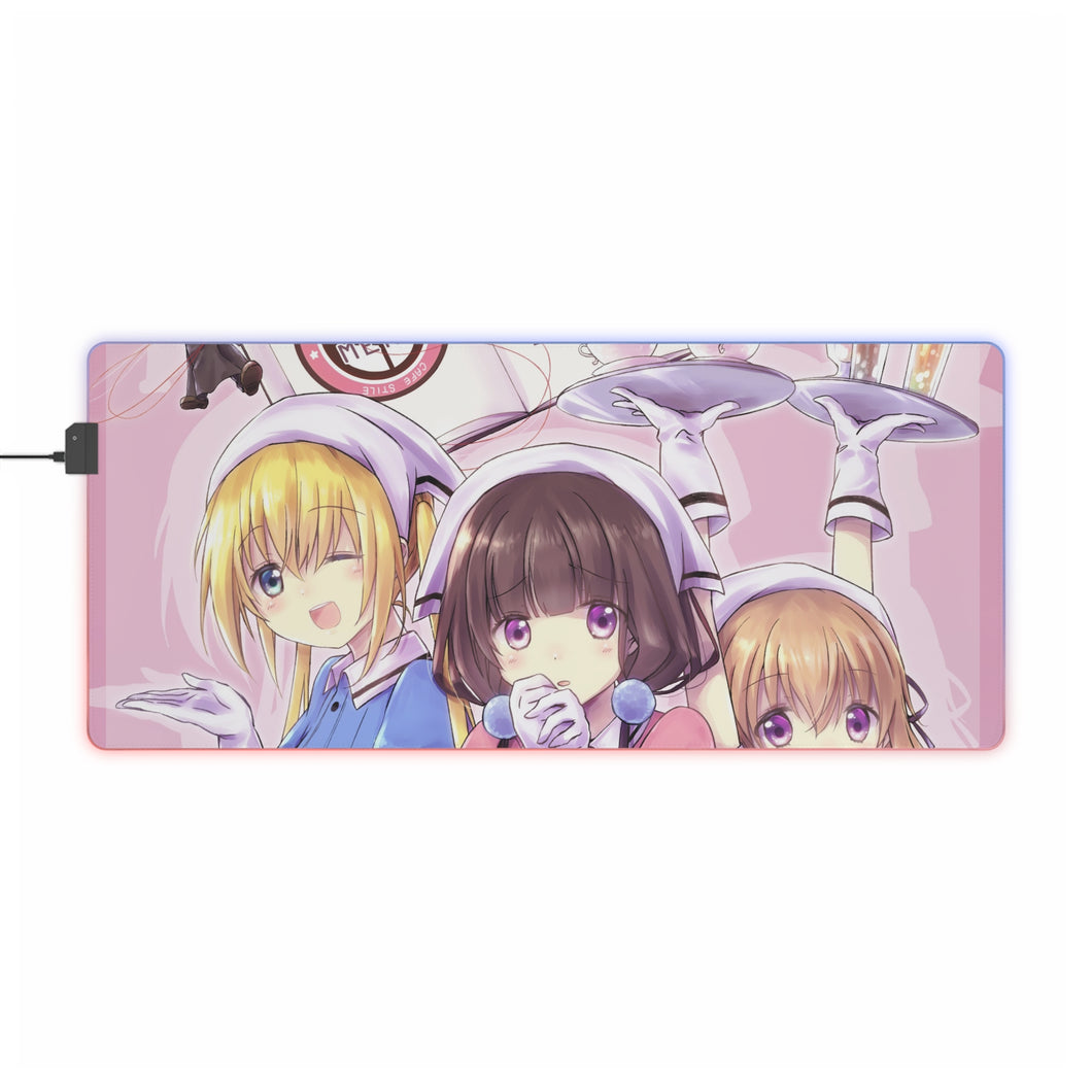 Blend S Maika Sakuranomiya, Kaho Hinata, Mafuyu Hoshikawa RGB LED Mouse Pad (Desk Mat)