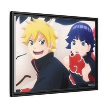 Load image into Gallery viewer, Boruto, Himawari &amp; Akamaru Canvas Framed Art Print
