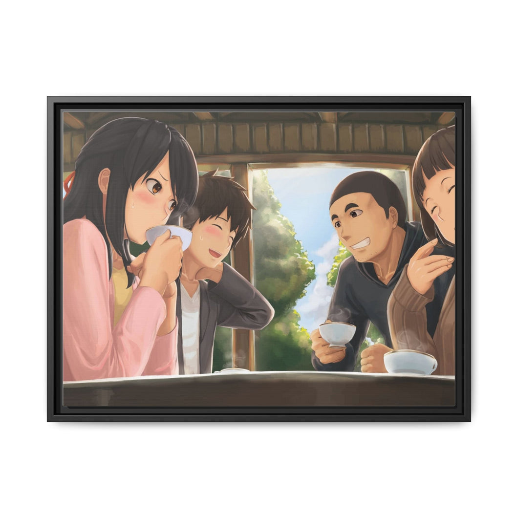 Reunion Canvas Framed Art Print