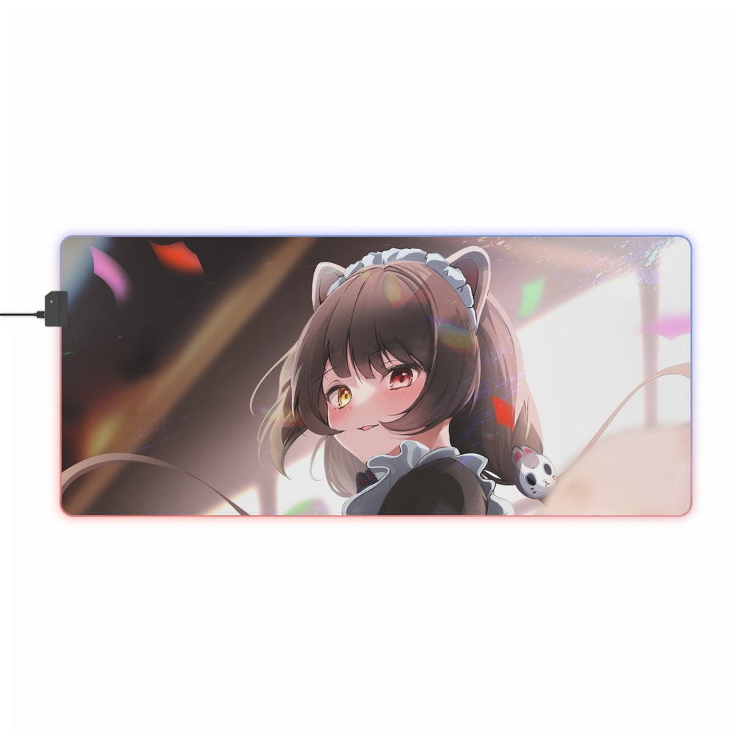 Virtual Youtuber RGB LED Mouse Pad (Desk Mat)
