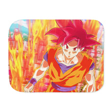 Load image into Gallery viewer, Goku Sherpa Blanket
