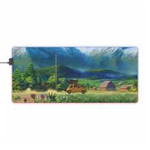 Load image into Gallery viewer, Travel Oregon RGB LED Mouse Pad (Desk Mat)
