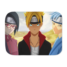 Load image into Gallery viewer, Boruto Sherpa Blanket
