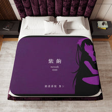 Load image into Gallery viewer, Senjogahara - Monogatari Scene Sherpa Blanket
