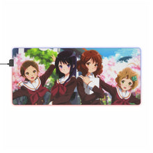 Load image into Gallery viewer, Sound! Euphonium Kumiko Oumae, Reina Kousaka, Hazuki Katou, Sapphire Kawashima RGB LED Mouse Pad (Desk Mat)
