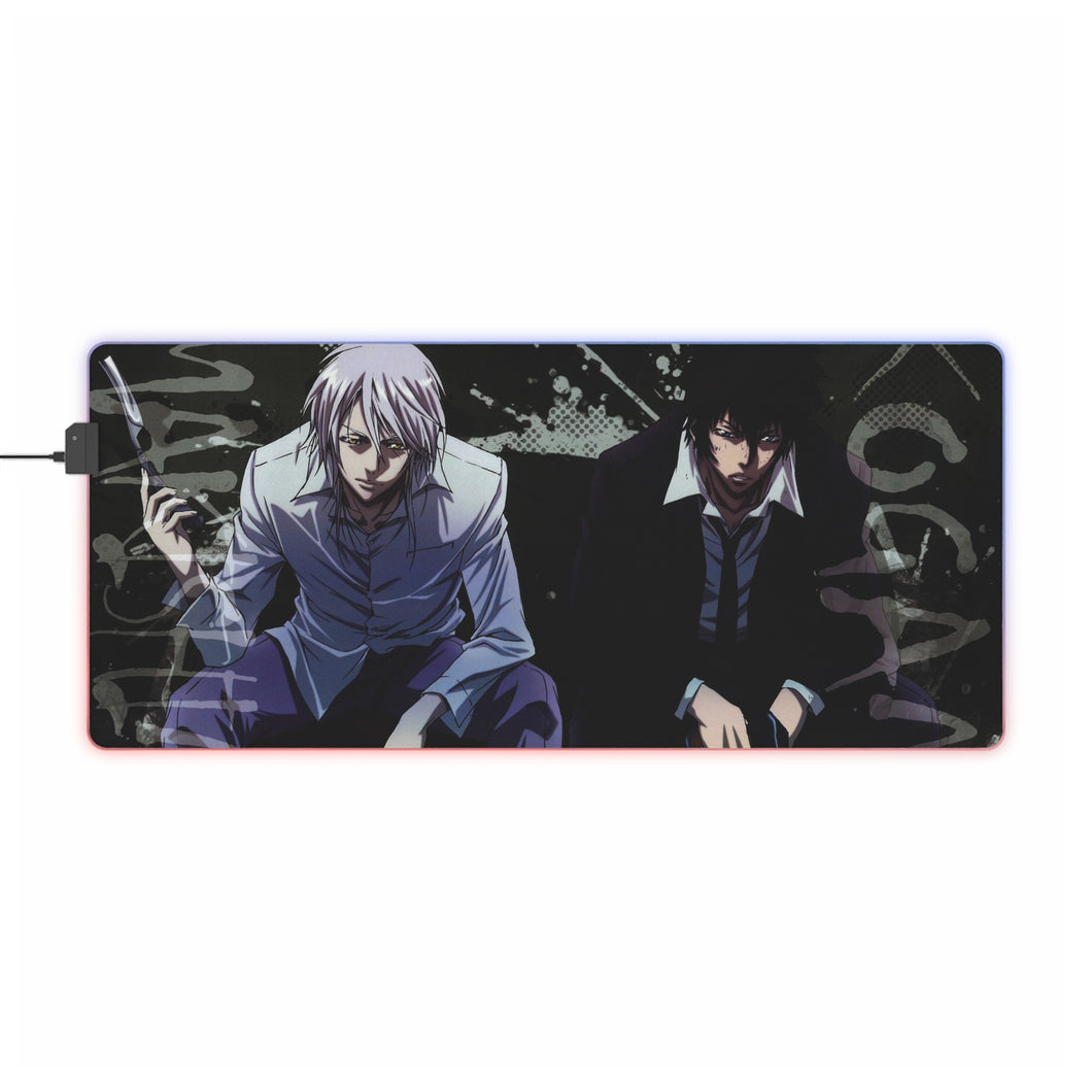 Villain and a hero RGB LED Mouse Pad (Desk Mat)