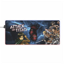 Load image into Gallery viewer, Anime Attack On Titan RGB LED Mouse Pad (Desk Mat)
