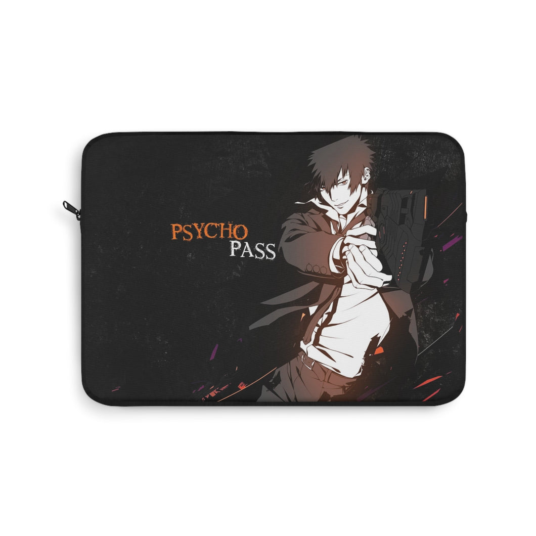 Shinya Kogami With His dominator Laptop Sleeve