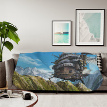 Load image into Gallery viewer, The walking castle Sherpa Blanket
