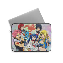 Load image into Gallery viewer, Fairy Tail Natsu Dragneel, Erza Scarlet, Gray Fullbuster, Lucy Heartfilia, Happy Laptop Sleeve
