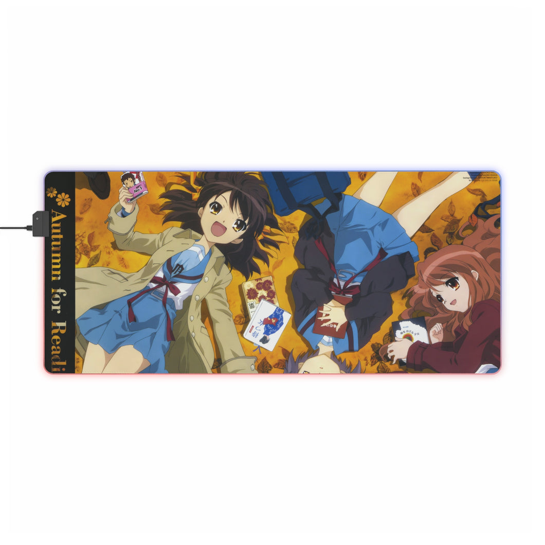 The Melancholy Of Haruhi Suzumiya RGB LED Mouse Pad (Desk Mat)