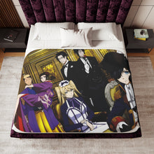 Load image into Gallery viewer, Black Butler Sherpa Blanket

