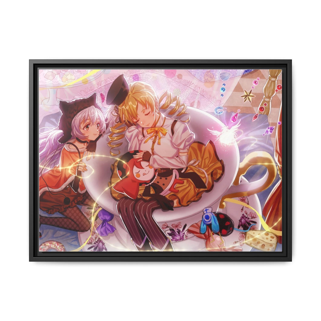 Anime Puella Magi Madoka Magica Canvas Framed Art Print