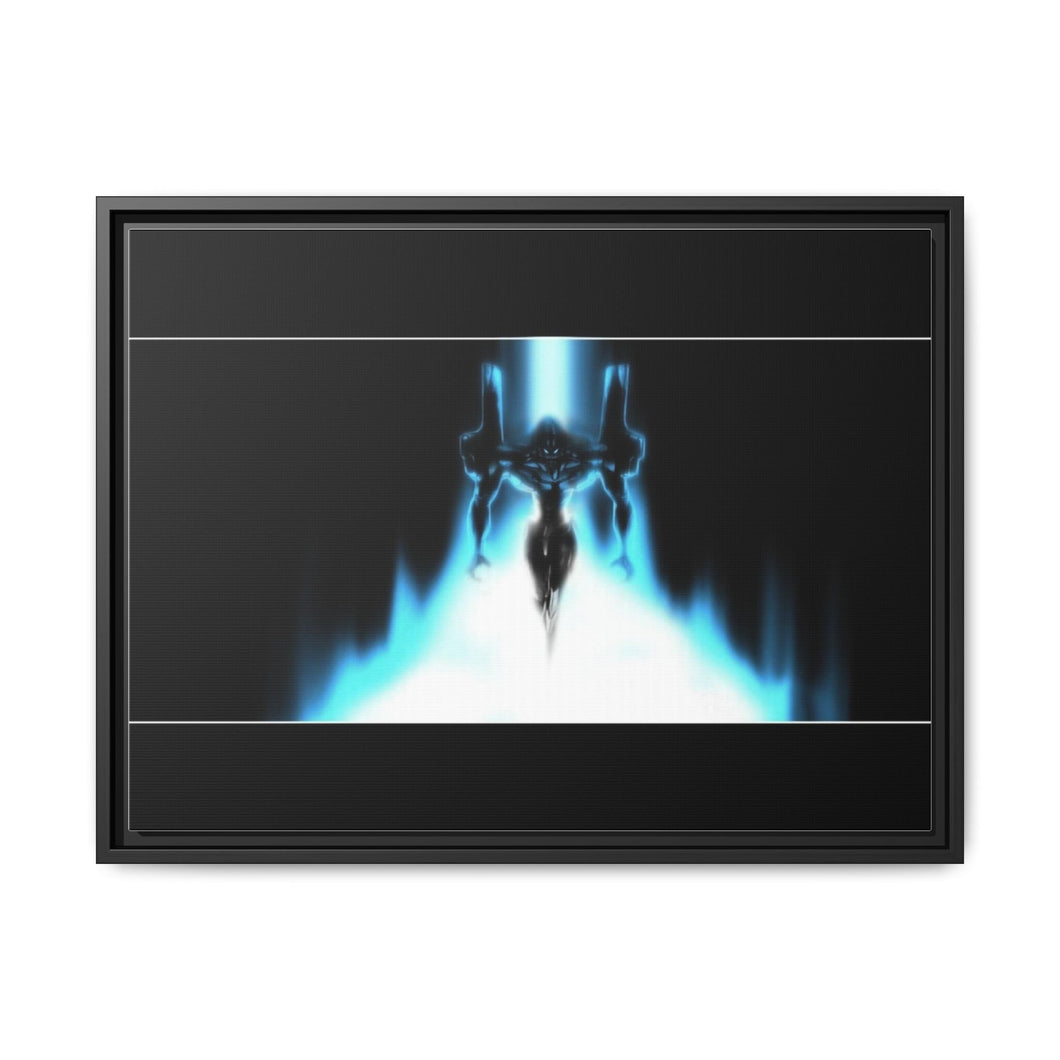 Anime Neon Genesis Evangelion Canvas Framed Art Print