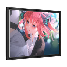 Load image into Gallery viewer, The Quintessential Quintuplets Nino Nakano, Fuutarou Uesugi Canvas Framed Art Print
