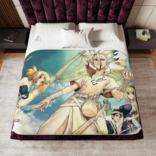 Load image into Gallery viewer, Anime Dr. Stone Sherpa Blanket
