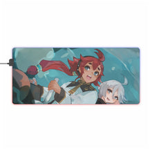 Load image into Gallery viewer, Miorine Rembran &amp; Suletta Mercury RGB LED Mouse Pad (Desk Mat)
