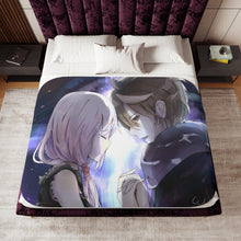 Load image into Gallery viewer, Anime Guilty Crownr Sherpa Blanket
