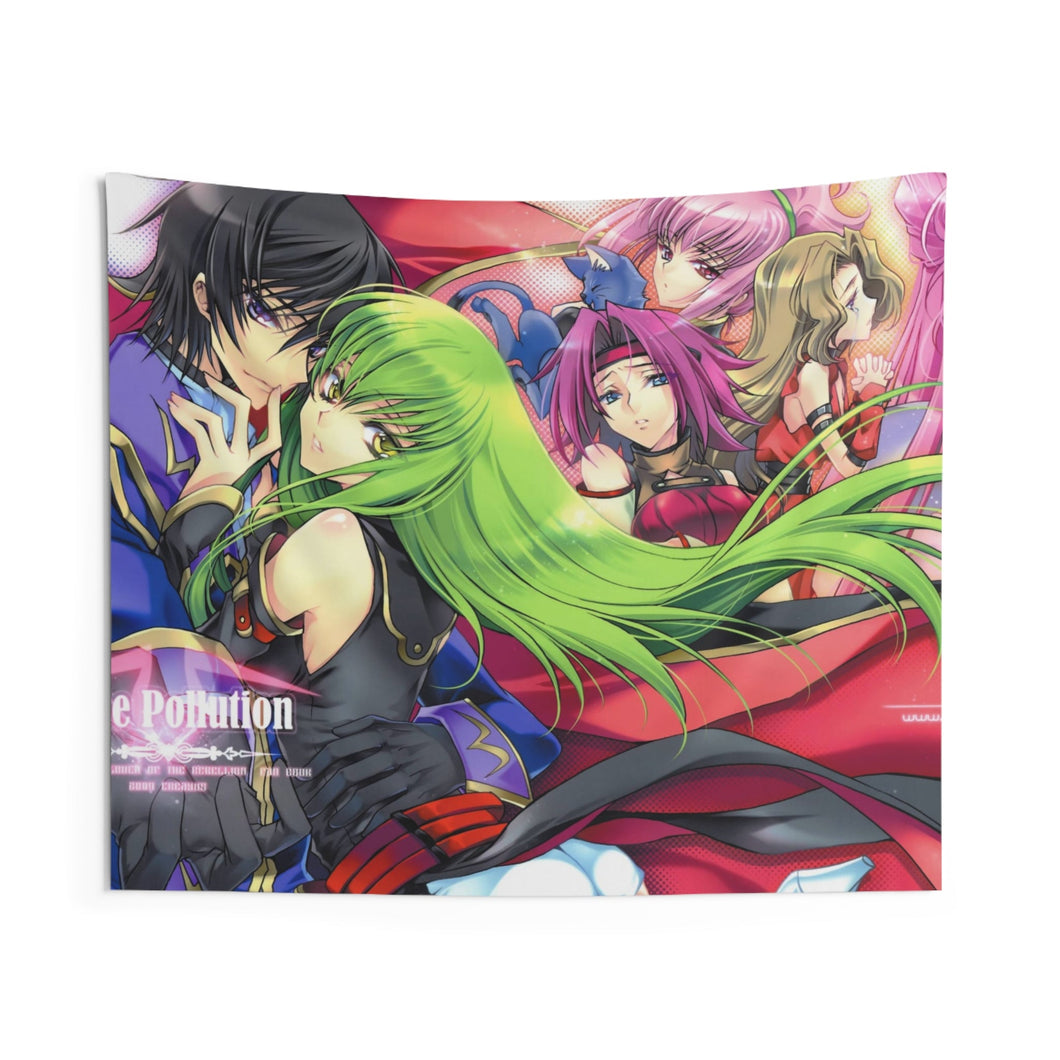 Code Geass Lelouch Lamperouge, Euphemia Li Britannia, Cornelia Li Britannia Indoor Wall Tapestry