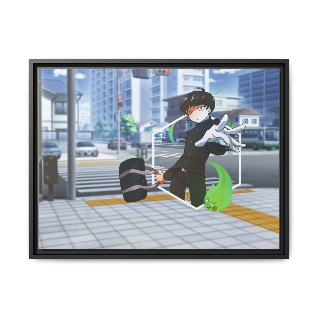 Mob Canvas Framed Art Print