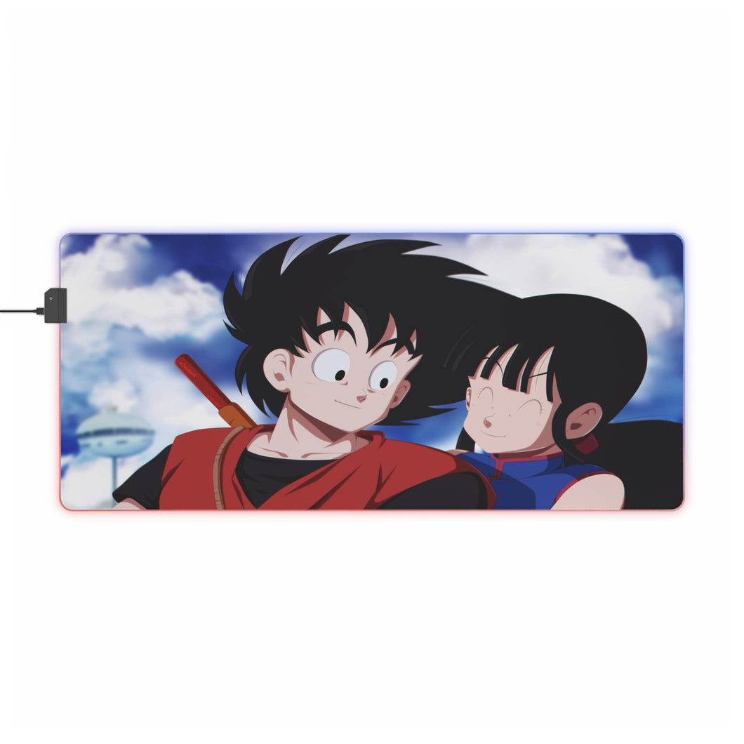 Goku and Chichi RGB LED Mouse Pad (Desk Mat)
