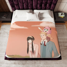 Load image into Gallery viewer, Anime Spy x Family Sherpa Blanket
