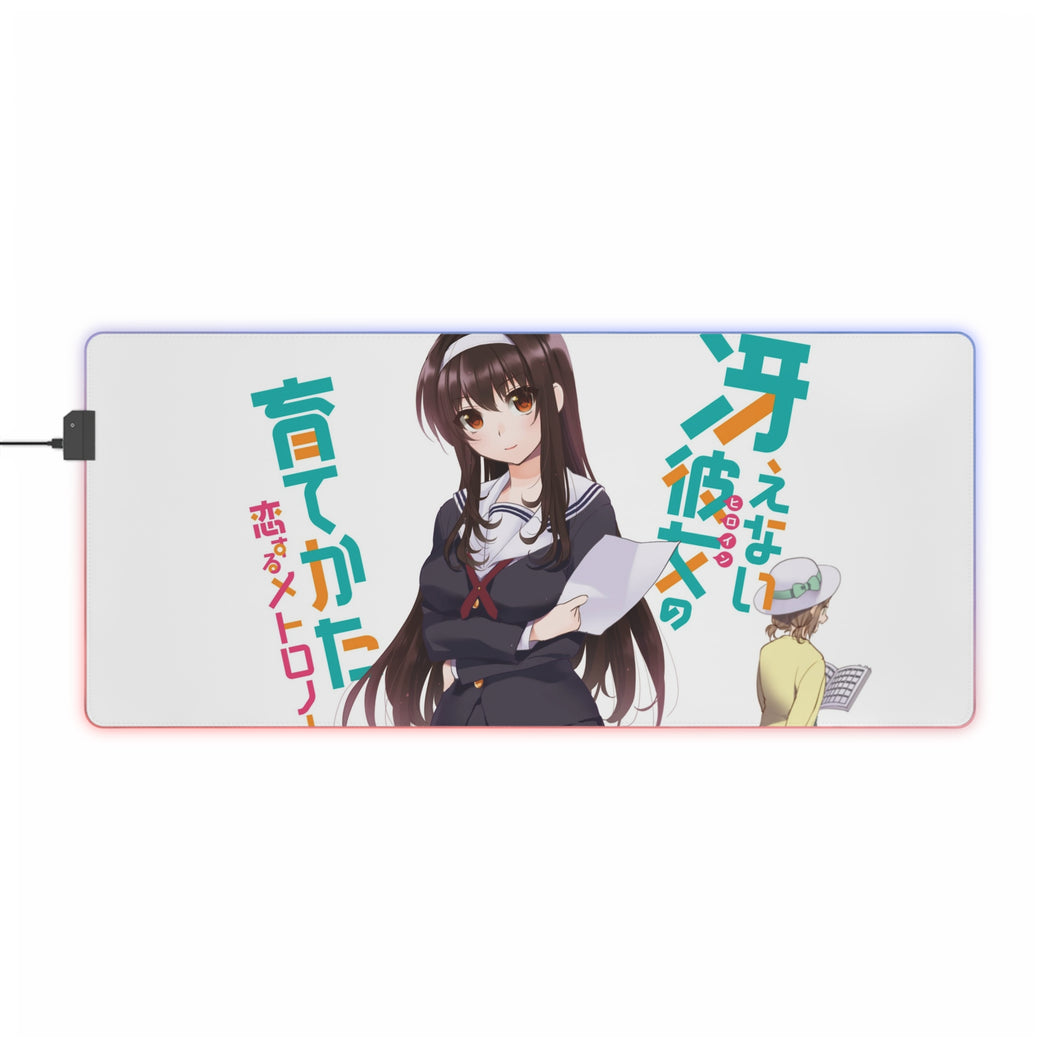 Saekano: How To Raise A Boring Girlfriend RGB LED Mouse Pad (Desk Mat)