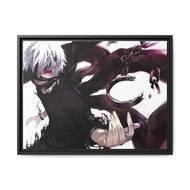 kaneki-ken mask Canvas Framed Art Print