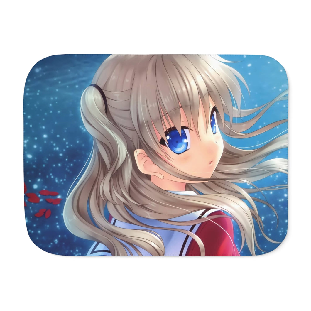 Nao Tomori looking back Sherpa Blanket