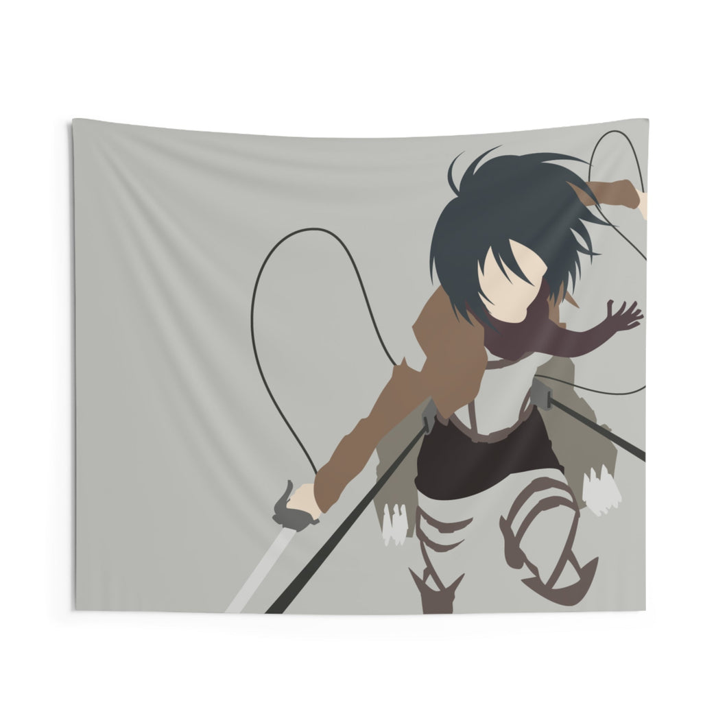 Mikasa Ackerman Indoor Wall Tapestry