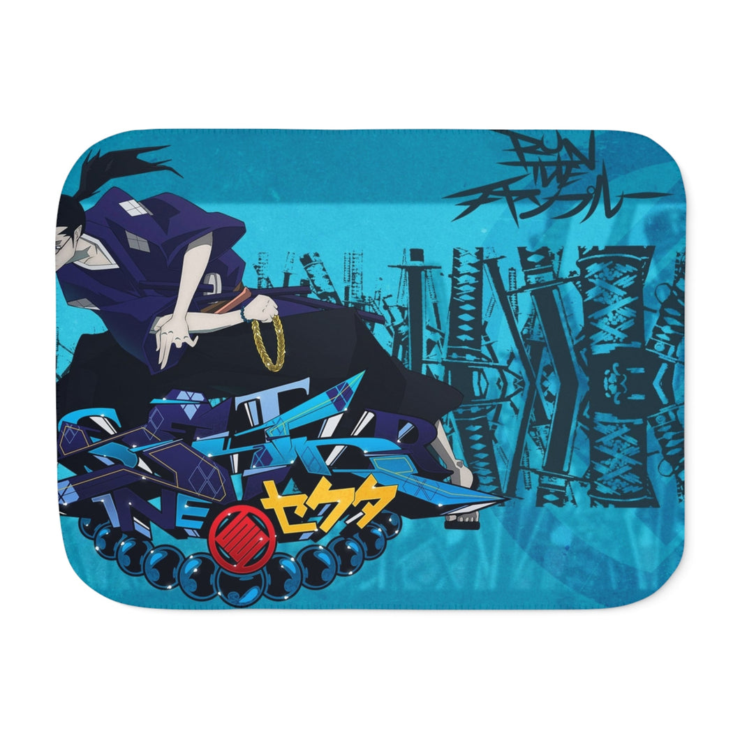 Anime Samurai Champloo Sherpa Blanket