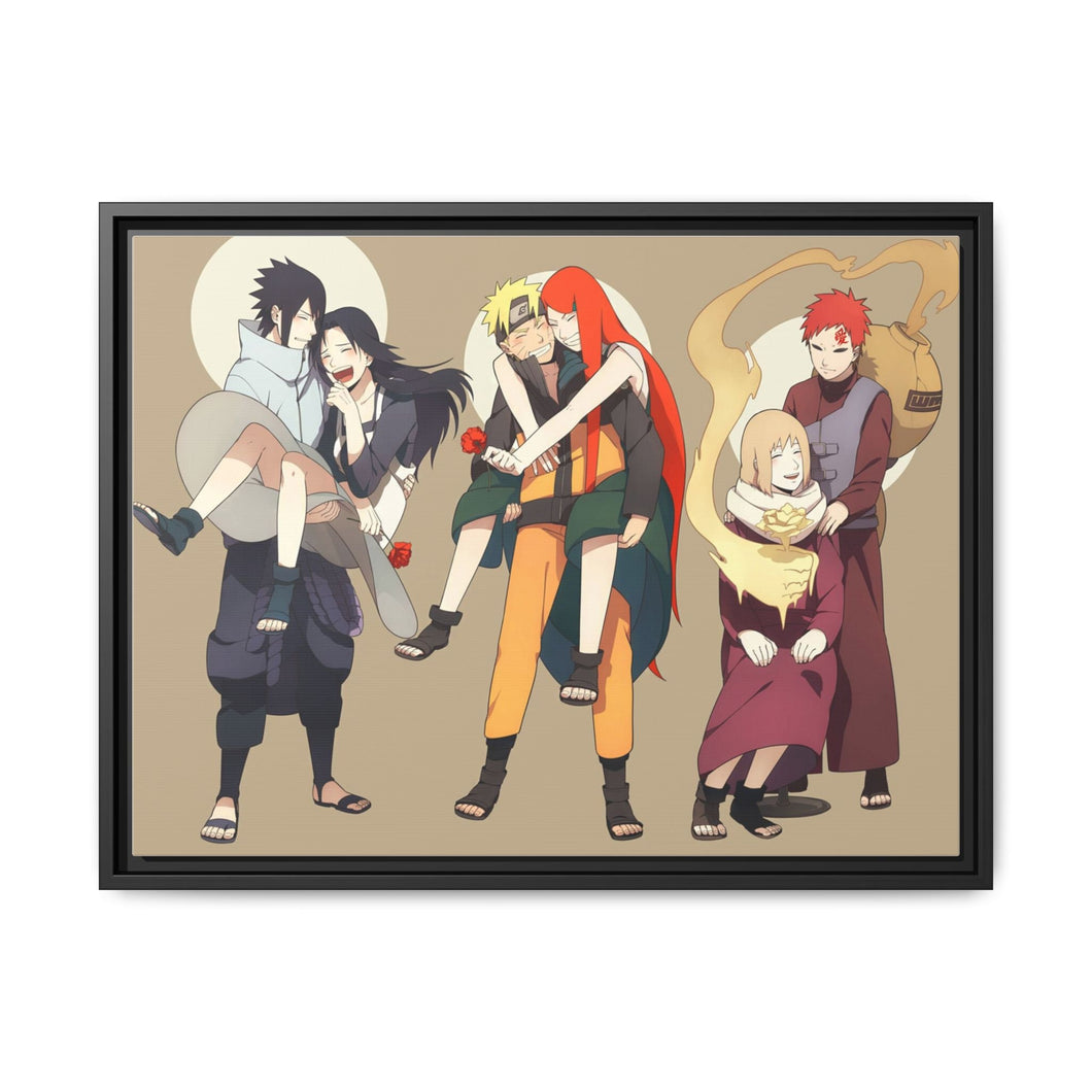 Anime Naruto Canvas Framed Art Print