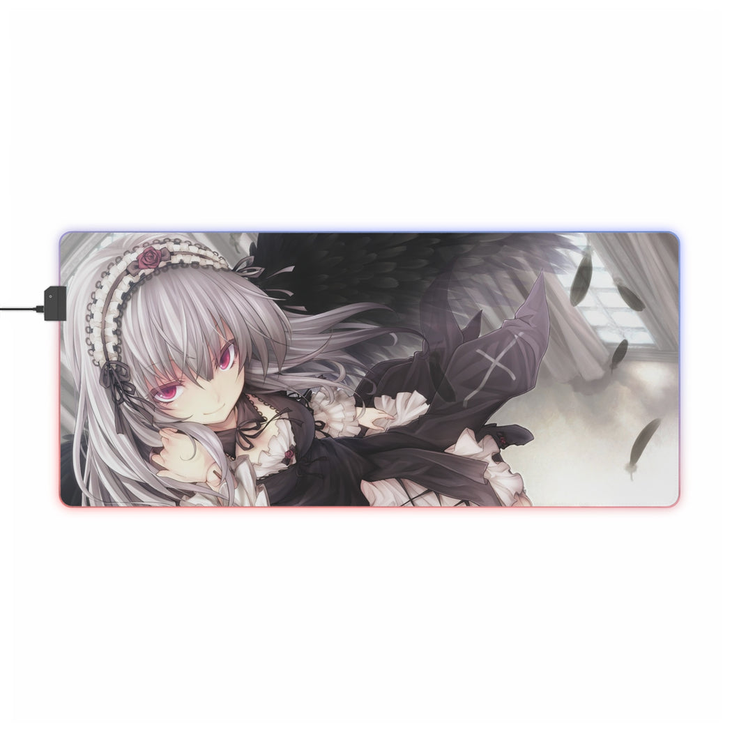 Rozen maiden - Suigintou RGB LED Mouse Pad (Desk Mat)