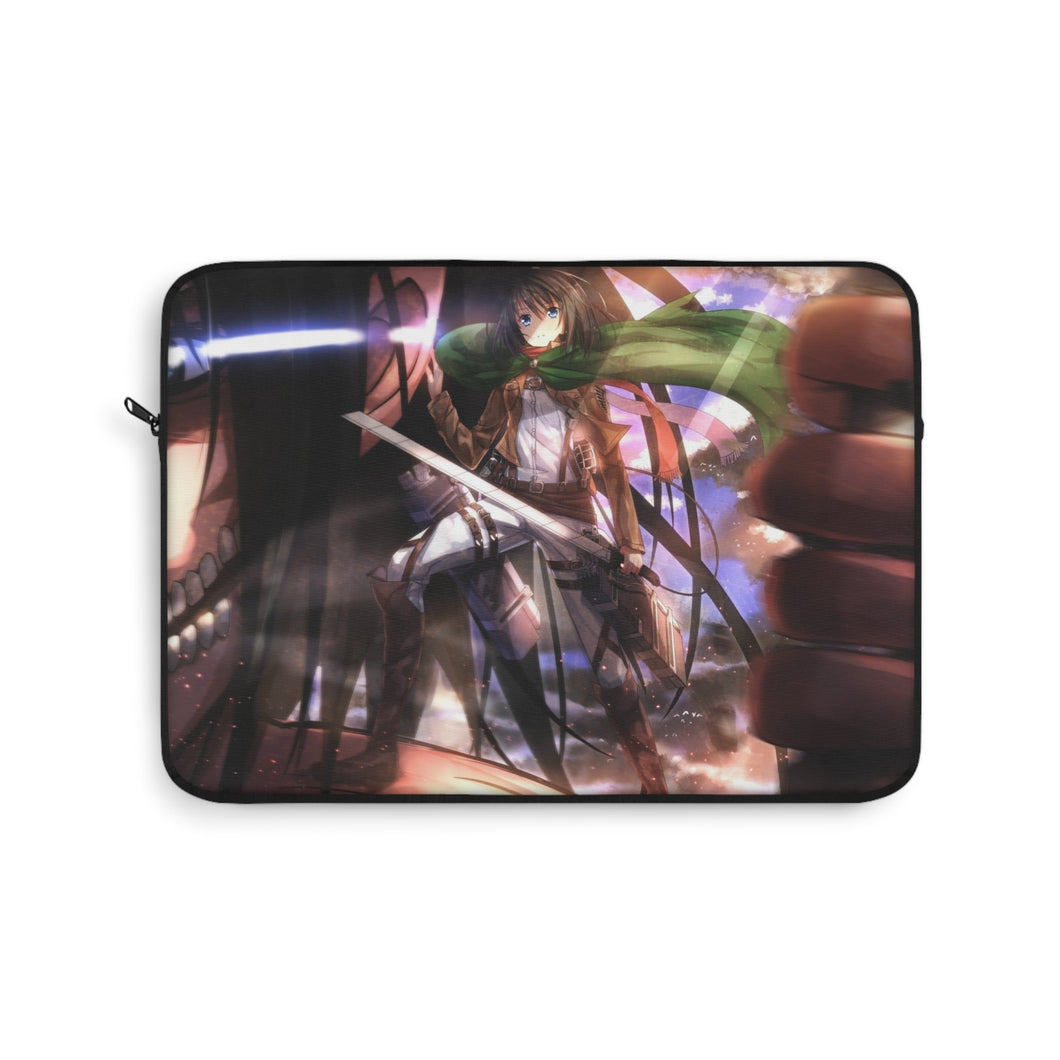Eren and Mikasa Laptop Sleeve