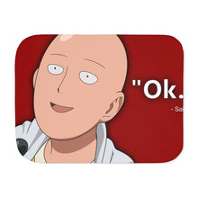 Load image into Gallery viewer, One Punch Man Saitama - Ok Sherpa Blanket
