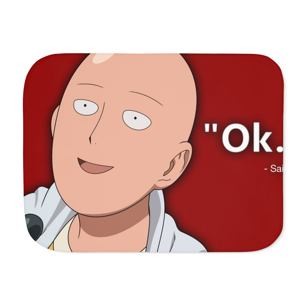 One Punch Man Saitama - Ok Sherpa Blanket
