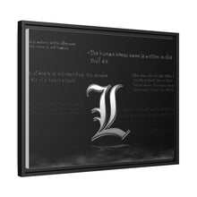 Load image into Gallery viewer, Anime Death Note Canvas Framed Art Print
