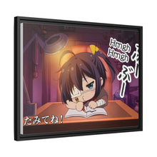 Load image into Gallery viewer, Anime Love, Chuni Canvas Framed Art Print
