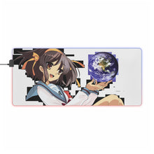 Load image into Gallery viewer, The Melancholy Of Haruhi Suzumiya RGB LED Mouse Pad (Desk Mat)
