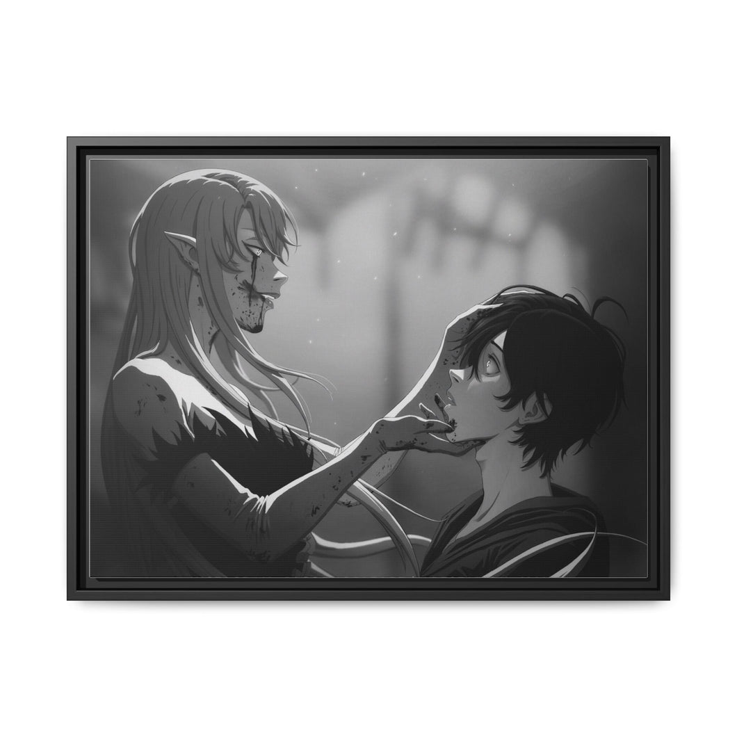 Anime Monogatari (Series) Canvas Framed Art Print