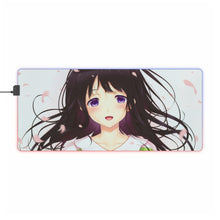 Load image into Gallery viewer, Eru Chitanda Smiling RGB LED Mouse Pad (Desk Mat)
