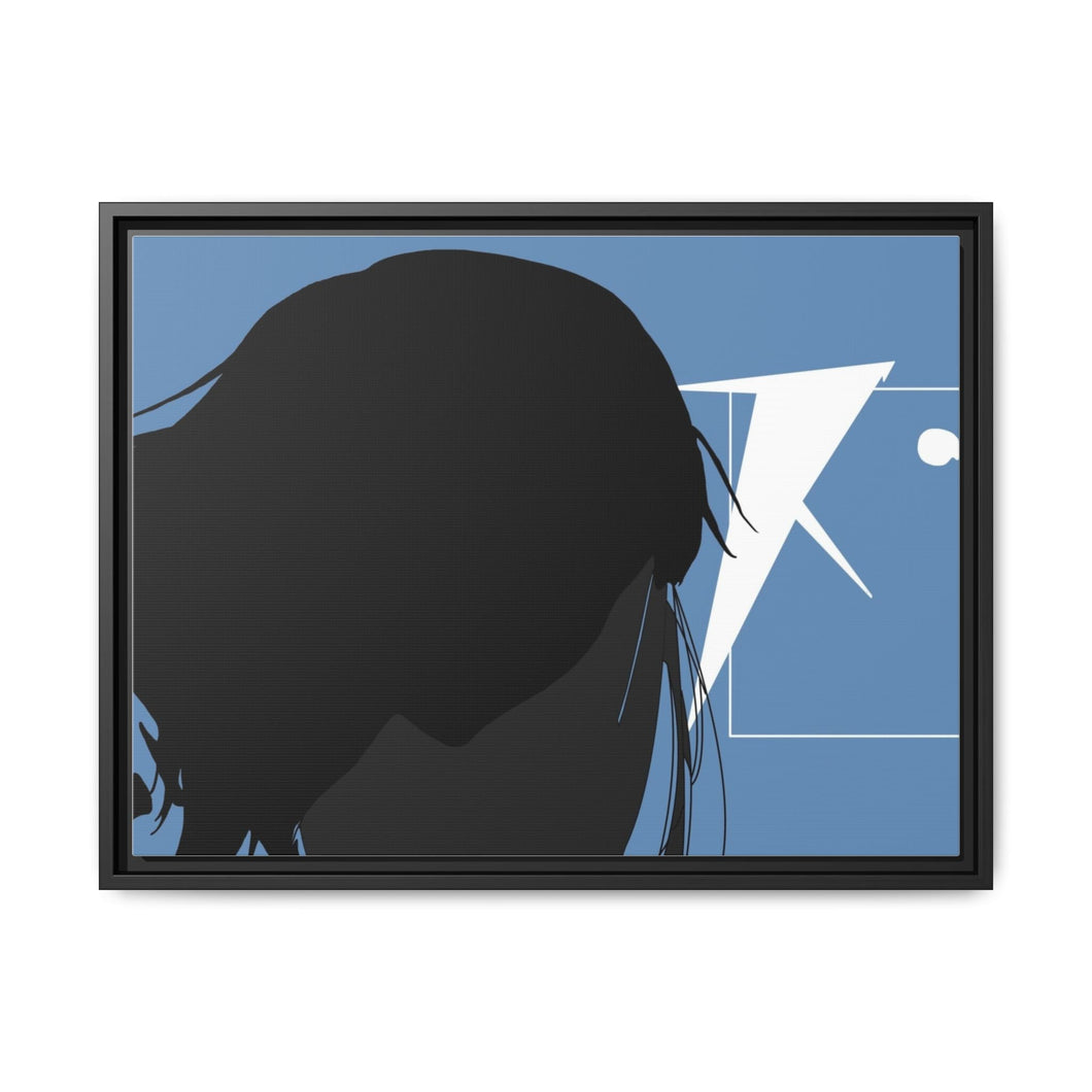 Chiyuki Silhouette Canvas Framed Art Print