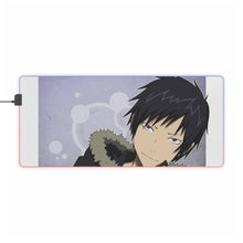 Load image into Gallery viewer, Durarara!! Izaya Orihara RGB LED Mouse Pad (Desk Mat)
