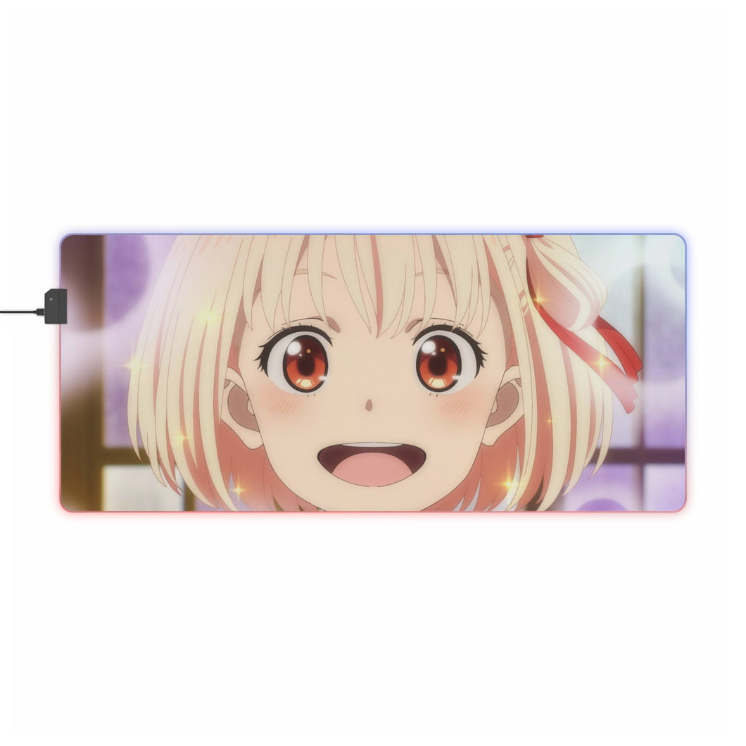 Lycoris Recoil Chisato Nishikigi RGB LED Mouse Pad (Desk Mat)