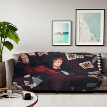 Load image into Gallery viewer, Anime Kakegurui Sherpa Blanket
